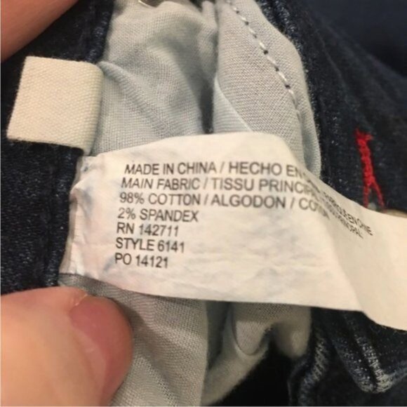 Eloquii High Rise Assymetrical Hem Jeans Women's Size 22 Medium Dark Wash Flatte - Picture 7 of 12